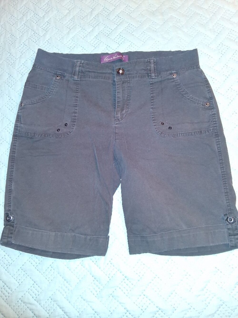 Gloria Vanderbilt Women's Bermuda Shorts-size 12